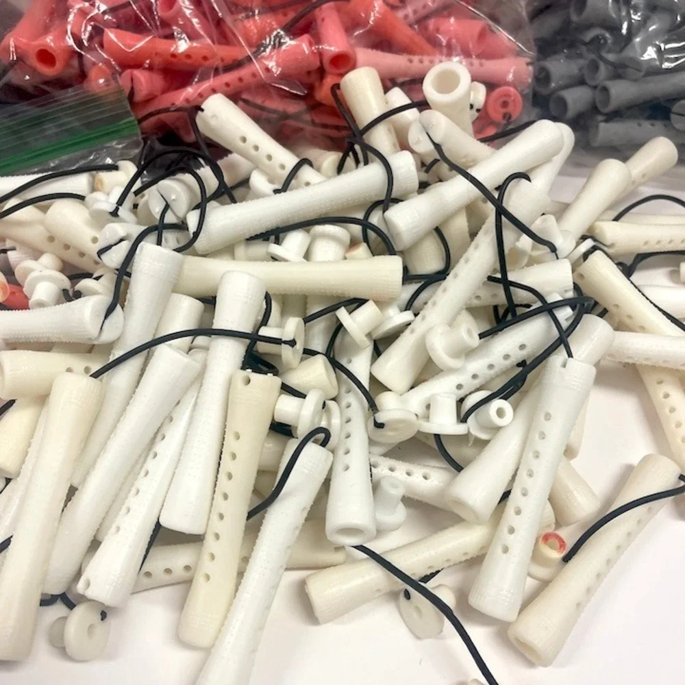 Vintage Plastic Perm Curler Rods for Retro Hairstyles Over 200 Rods